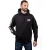 Caterpillar Merkenbanner Katoenen Zwarte Hoodie voor Mannen
