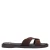 Manfield suède slippers bruin