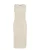 WE Fashion Gebreide jurk  beige