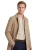mantel jas People of Shibuya Toshiro camel polyester lang