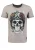 Key Largo Shirt ‘Fearless’  geel / grijs gemêleerd / groen / zwart