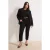 Trendyol Curve Dames Zwart Effen Hoge taille Grote maten Jeans