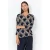 Soyaconcept top met print – donkerblauw