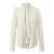 Satin Blouse met Strik-kragen en Verborgen Knopenlijst Dames COMMA