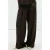 Mango wide leg pantalon – bruin