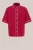 WE Fashion – Heren relaxed fit overhemd met structuur – Relaxed Fit – Vuurrood – Katoen –