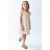 Mango Kids korte jurk ecru
