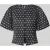 NEO NOIR Slim fit blouse in all-over look model ‘ANELA’