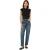 Scotch & Soda Draped Neck Top Black Night