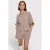 Alix the Label relaxed regular waist casual short taupe