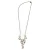 Swarovski kristallen ketting in goudkleurig metaal