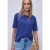Street One Dames Shirt met contrastdetail in Blauw