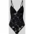 HUGO Lingerie-body in kantlook model ‘BLOOM LACE BODYSUIT’