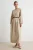 Trendyol Modest Dames Beige Effen Maxi Lang Casual Skater Modest Jurken