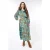EsQualo Dress Long Expressive Roots Print
