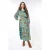EsQualo Dress Long Expressive Roots Print