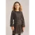WE Fashion midi jurk bruin
