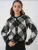 Bigdart Gebreid vest  zwart / wit