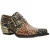 New Rock reliëf vintage zwart lederen gesp schoenen-M-7960-S14