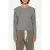 10DAYS Folded Shoulder Sweater Oil Grey