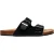 Threadbare Atticus platte slippers met dubbele gesp voor heren (Zwart)