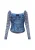 faina Blouse  blauw / zwart