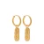 Label Kiki gold plated oorbellen Amour