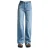 Hoge taille rechte jeans dames It’s Basic Rhinestone Rhinestone