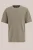WE Fashion – Heren regular fit T-shirt met embroidery – Regular fit – Legergroen – Katoen –