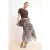 TRENDYOLMİLLA Dames Meerkleurig Etnisch patroon Midi Asymmetrisch Rokken