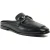 Pod Mila Leren Dames Zwarte Mules