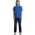 G-Star Chest Logo Striped Polo Radar Blue