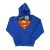 DC Comics Heren Superman Logo Hoodie (Koningsblauw)
