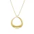 Luxenter Mei collier in 18k geelgouden afwerking