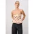 TRENDYOLMİLLA Dames Geel Stippen Mouwloos Peplum Blouses