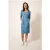 White Stuff Tallie Eco Vero Jersey Dress Teal Multi