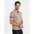 Ombre Poloshirt heren korte mouw kaki karmoy