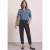 Barrel Leg broek met gespdetail