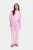 Casual broek ElmikoSZ Regular fit pink white