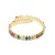 Luxenter Armband met Veelkleurig Kristal 18k goud afwerking – Nex