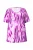 Ulla Popken Shirt  lila / donkerlila / wit
