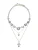 Bershka Ketting  smaragd / zilver