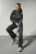 Tramontana Wide-leg Trousers Sparkles C49-18-101 Broek 009000-black