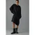 Mikuta The Black Oversized Knitted Dress