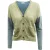 Grijze en bruine cardigan