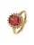 Lucardi Ring  goud / rood