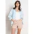 LOLALIZA denim regular waist short beige