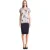 Top met geometrische print