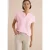 Cecil Dames Blouse met overhangende schouders in seersucker kwaliteit in Roze