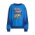 Orange Stars fleece sweater met contrasterende detail Lev blauw